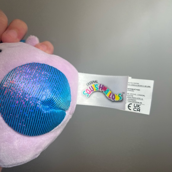 Original Squishmallows  Monica Clip on clip Kellytoy purple tiny clip on - Picture 6 of 10